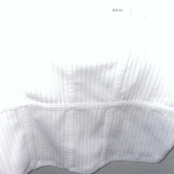 NWT White Cropped PacSun Long Sleeve - Picture 4 of 4